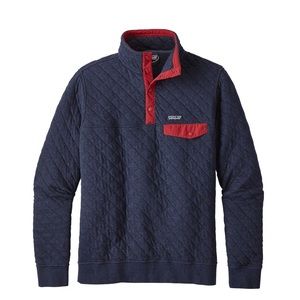 Patagonia Organic Cotton Quilt Pullover 1/4 Snap Pullover